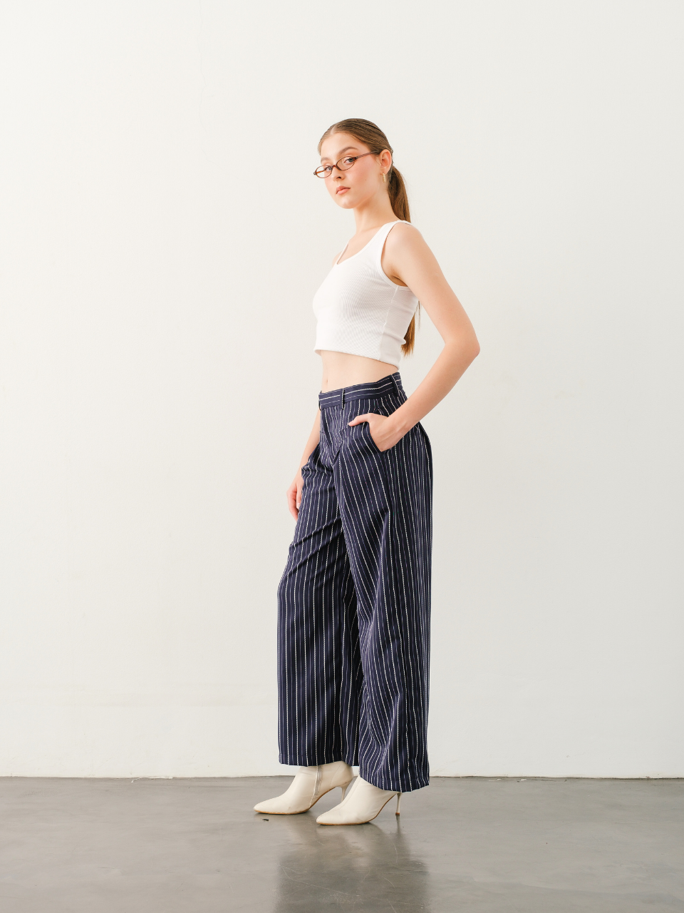 Como Stripe Trouser Pants
