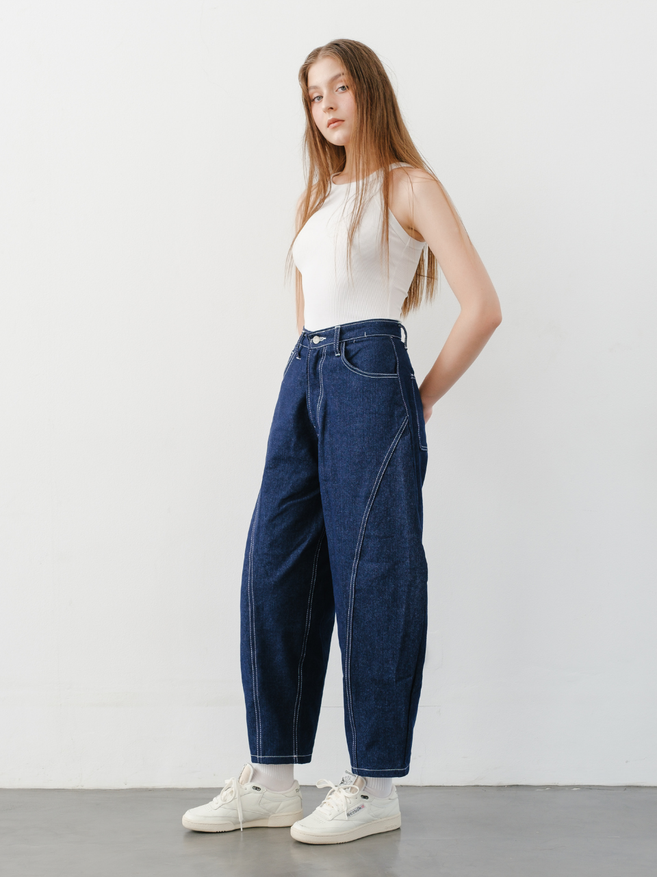 Arlo Barrel Denim Jeans Pants
