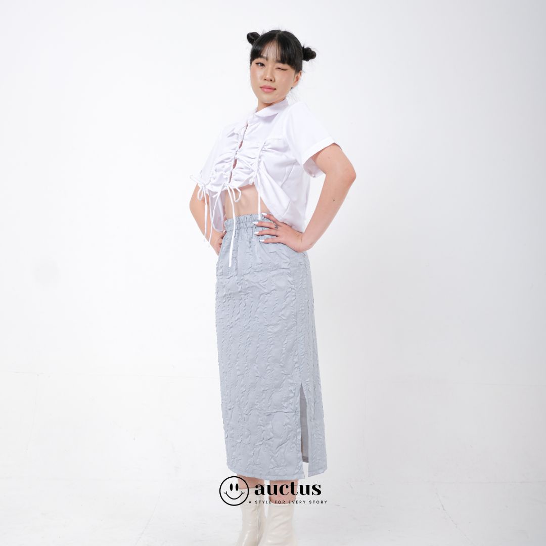 Mon Cheri Textured Skirt