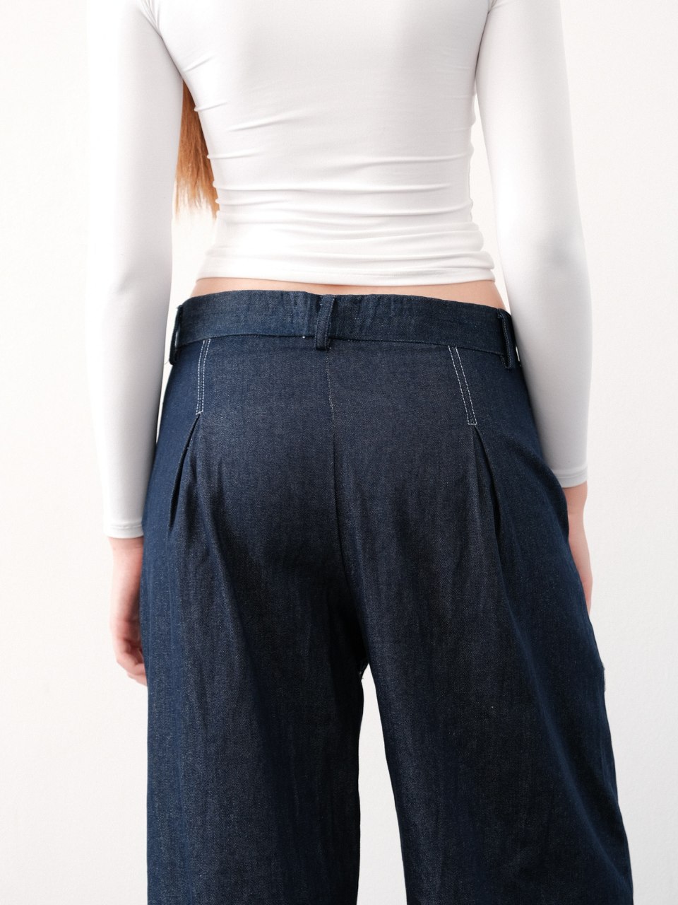 Jax Loose Denim Trouser Pants