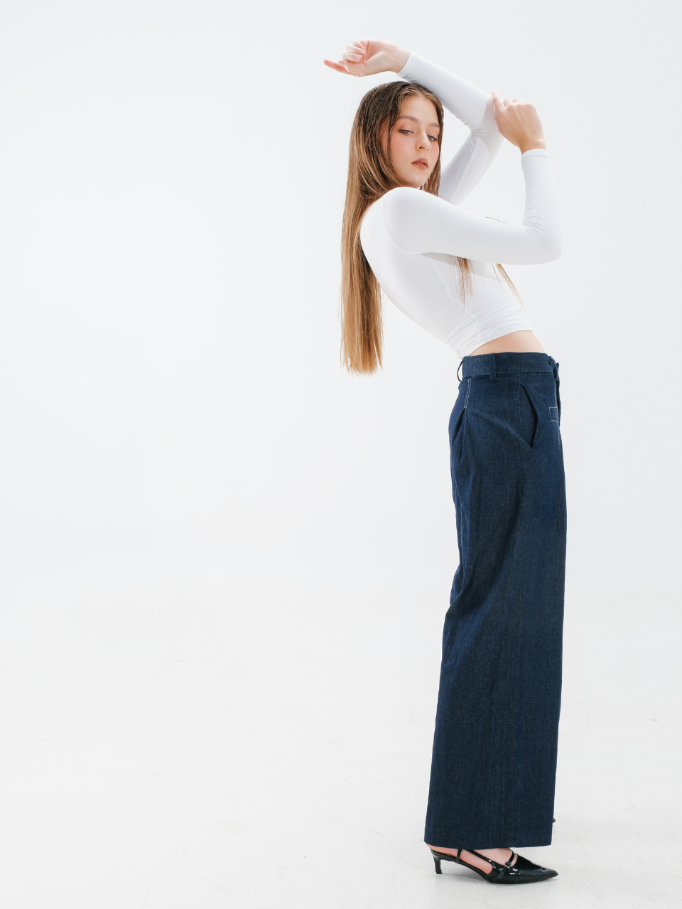 Jax Loose Denim Trouser Pants