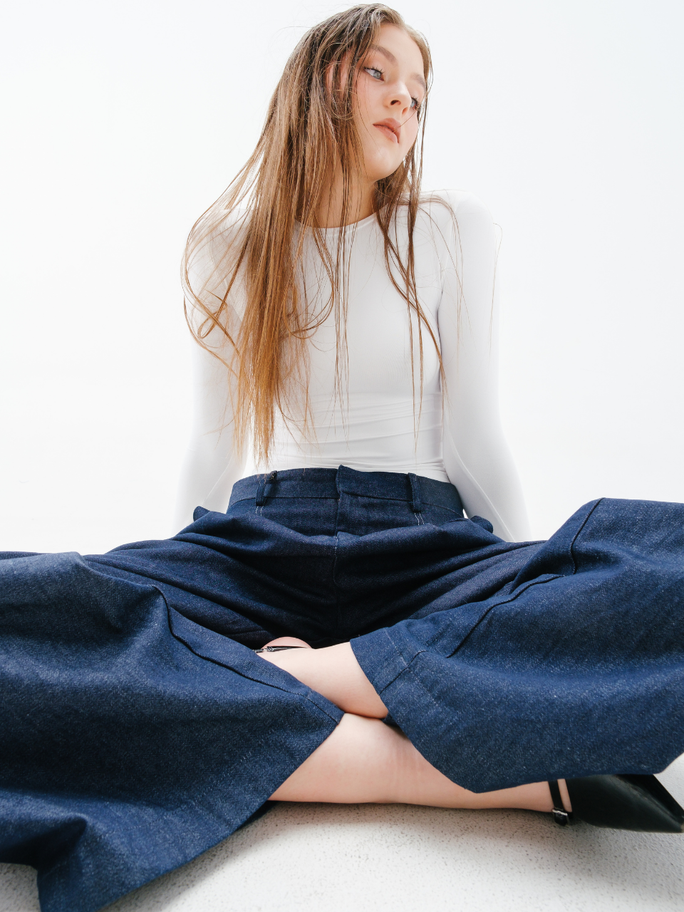 Jax Loose Denim Trouser Pants