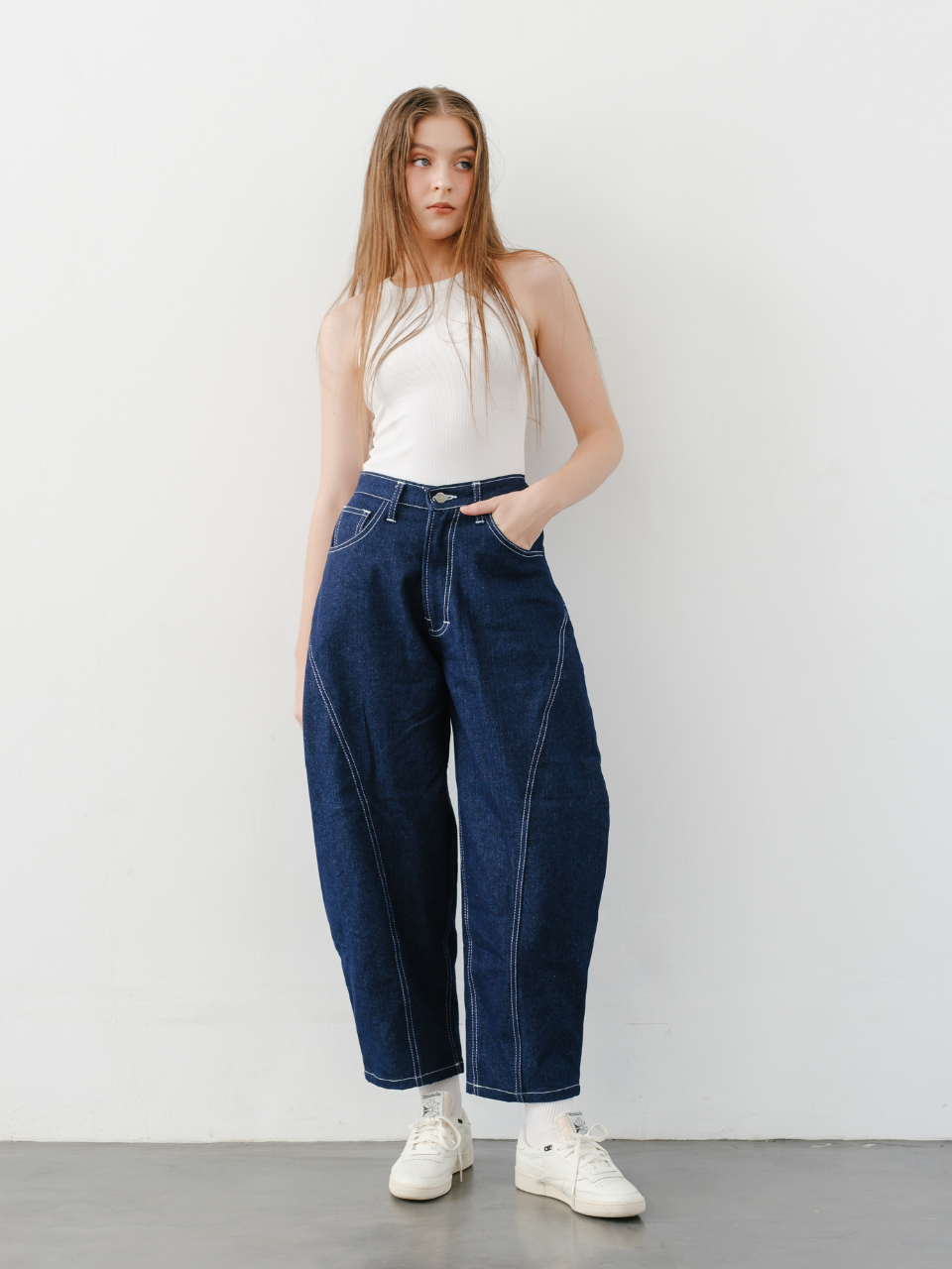 Arlo Barrel Denim Jeans Pants