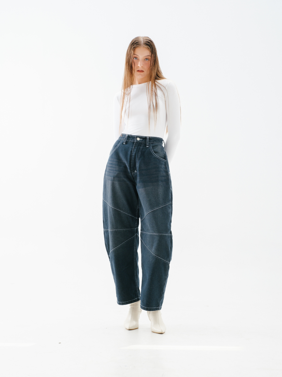 Noa Barrel Denim Jeans Pants