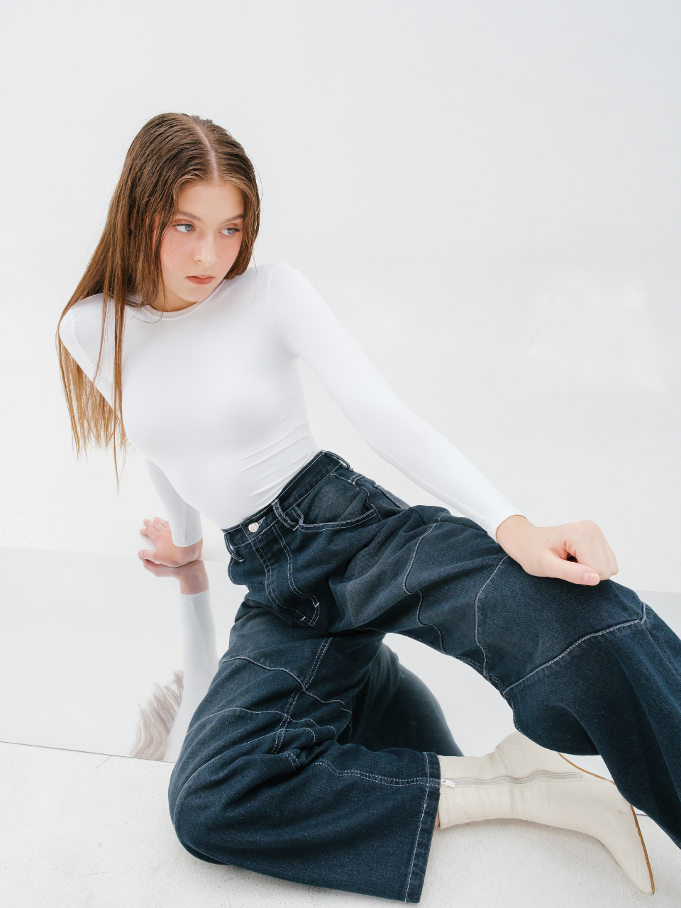 Noa Barrel Denim Jeans Pants