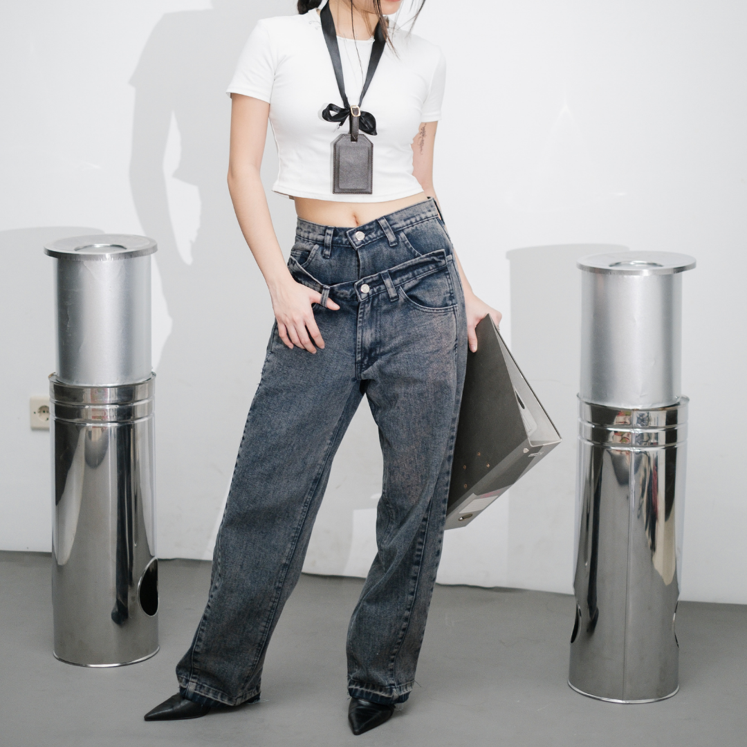 Georgina Double Denim Pants
