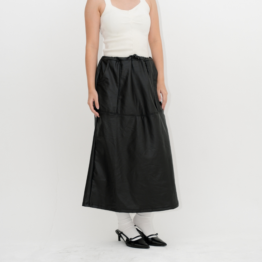 Liz Leather Skirt