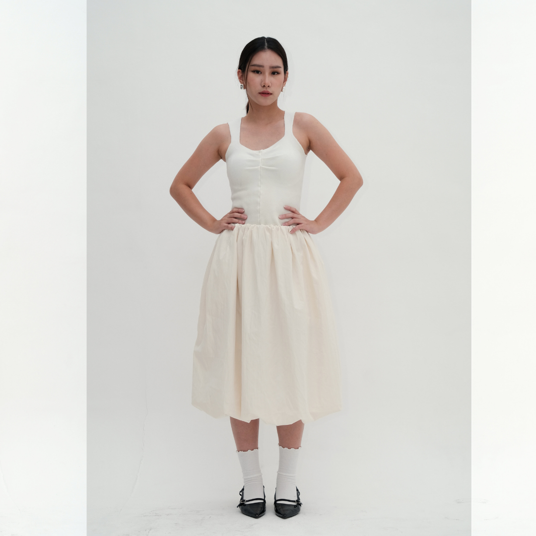 Molly Balloon Midi Skirt