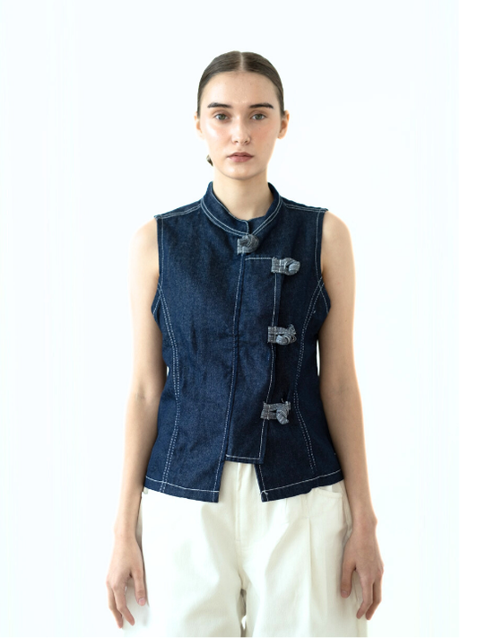 AUCTUS - Jade Knot Top