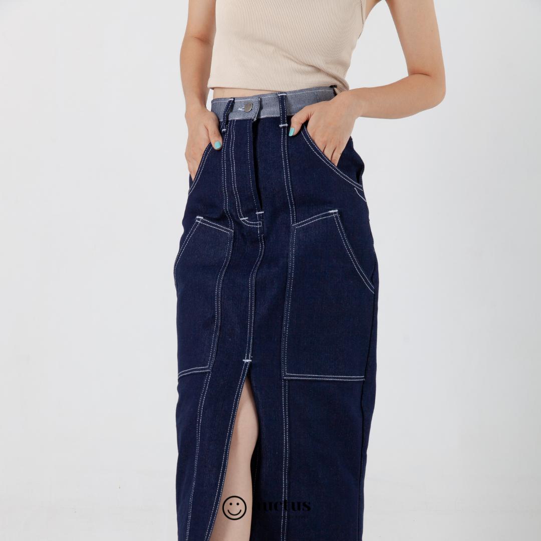 Minzy Midi Highwaist Skirt