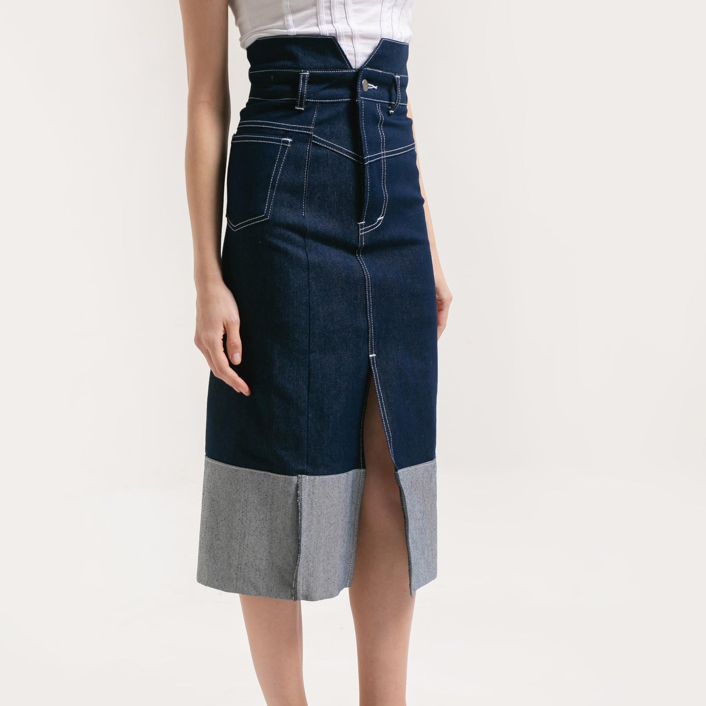 Irene Highwaist Skirt Denim