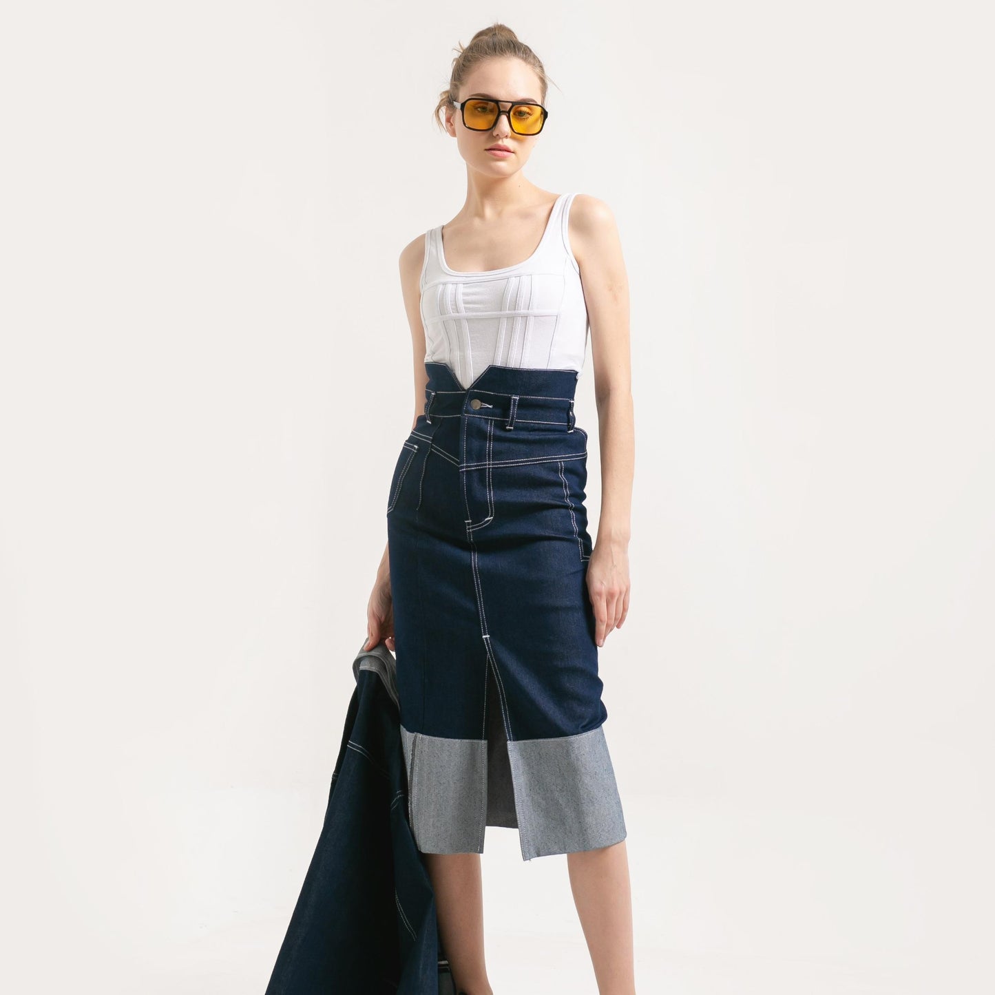 Irene Highwaist Skirt Denim