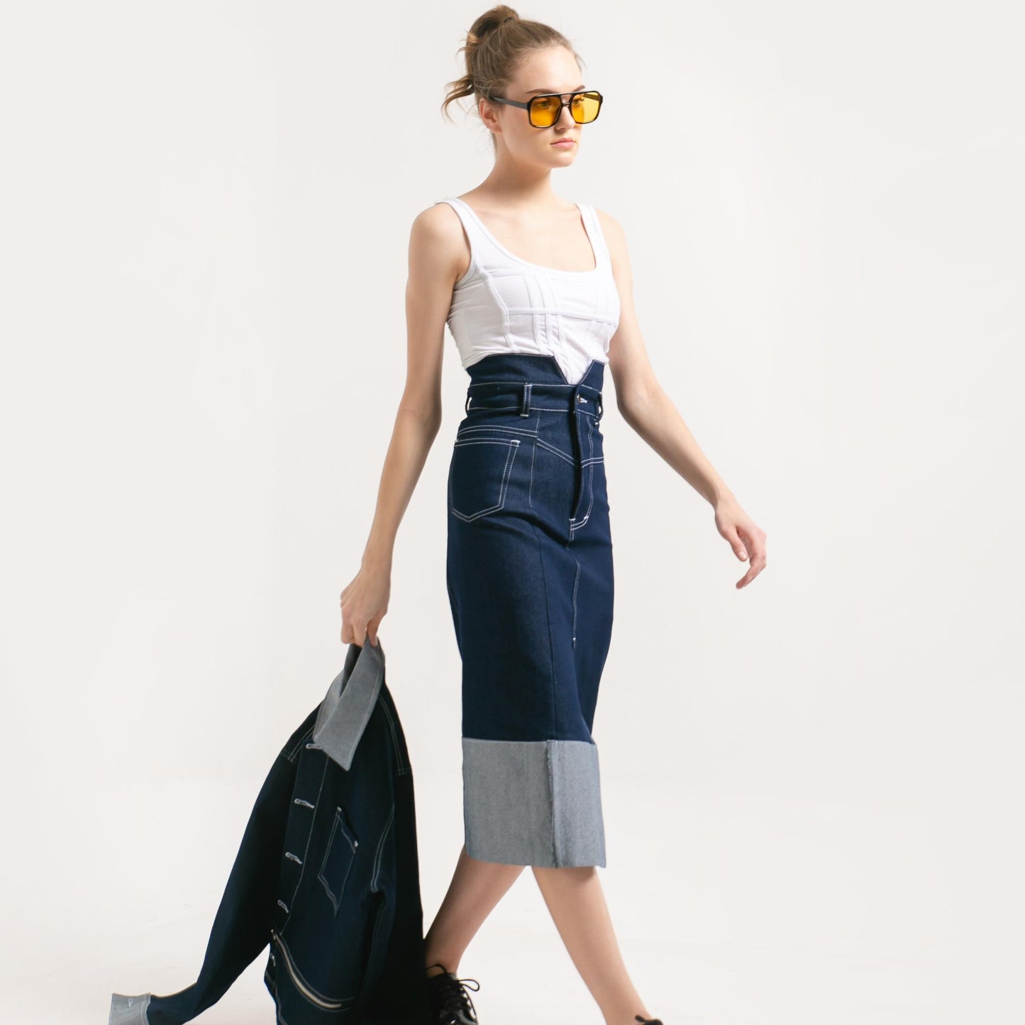 Irene Highwaist Skirt Denim