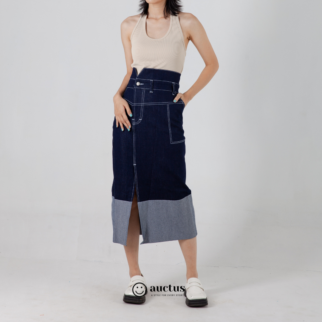 Irene Highwaist Skirt Denim